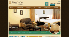 Desktop Screenshot of hotelshreevilas.com